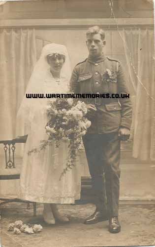 Home from France to marry Sept 1918