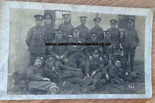 Frederick Manson is front row with hands on his shoulders