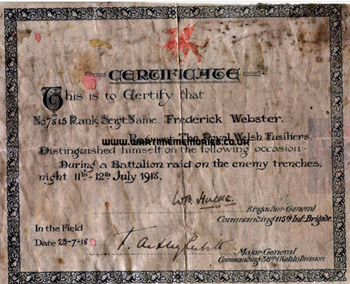 DCM Certificate