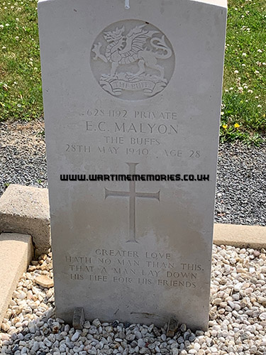 Edward Malyons headstone