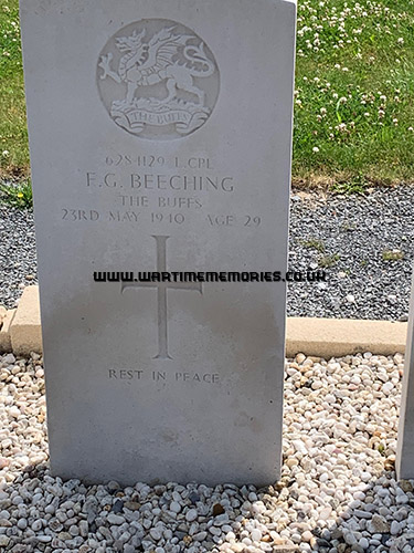 Fredrick Beechings headstone