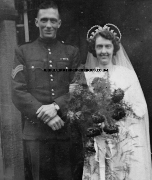 Melvyn Morgan on his wedding day