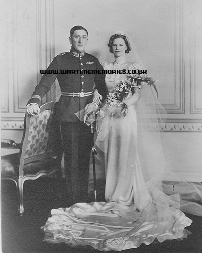 Albert Golding at his wedding to Kathleen Cunliffe